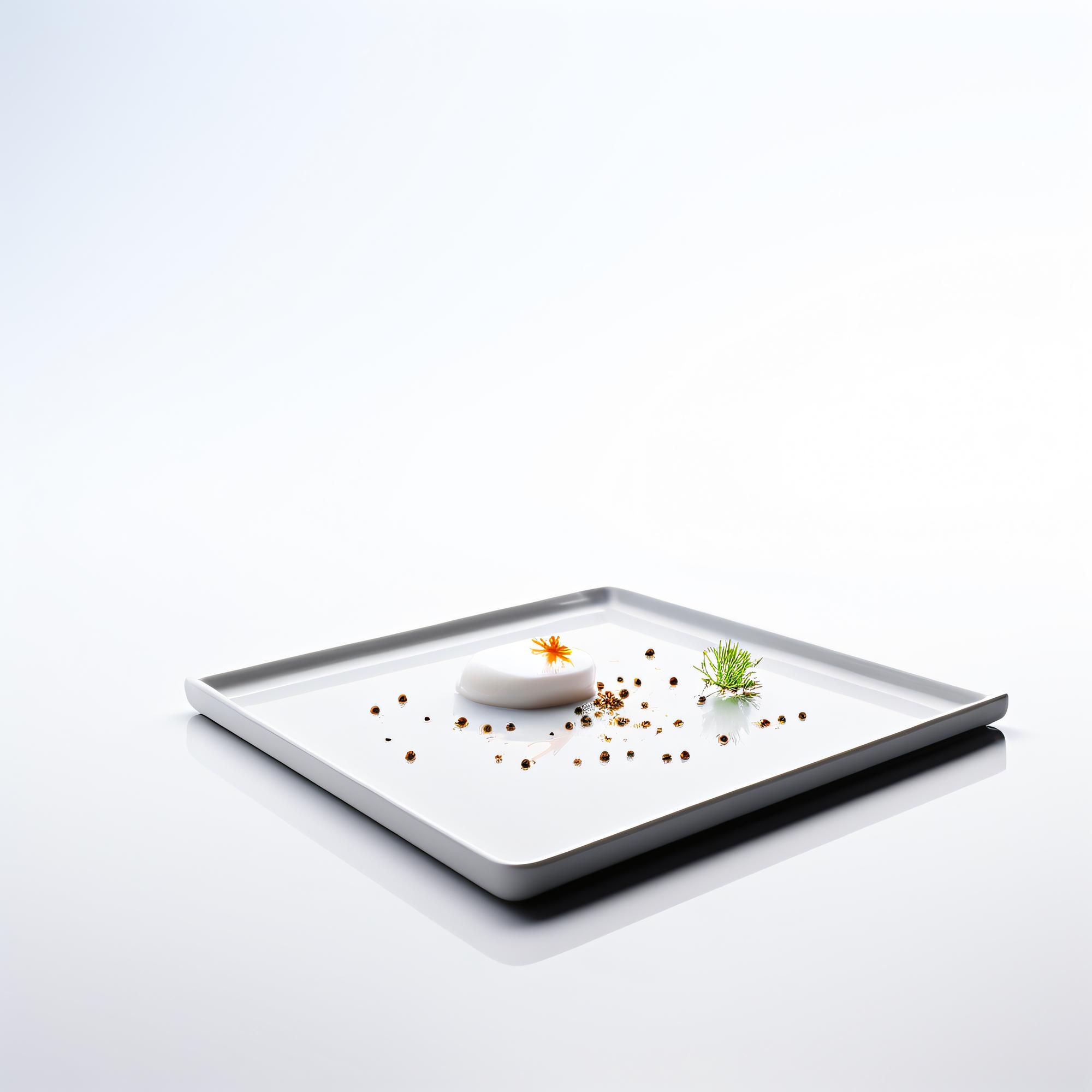 Dettaglio impiattamento professionale